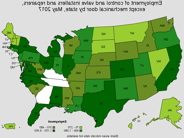 Employment of Control and Valve Installers and Repairers